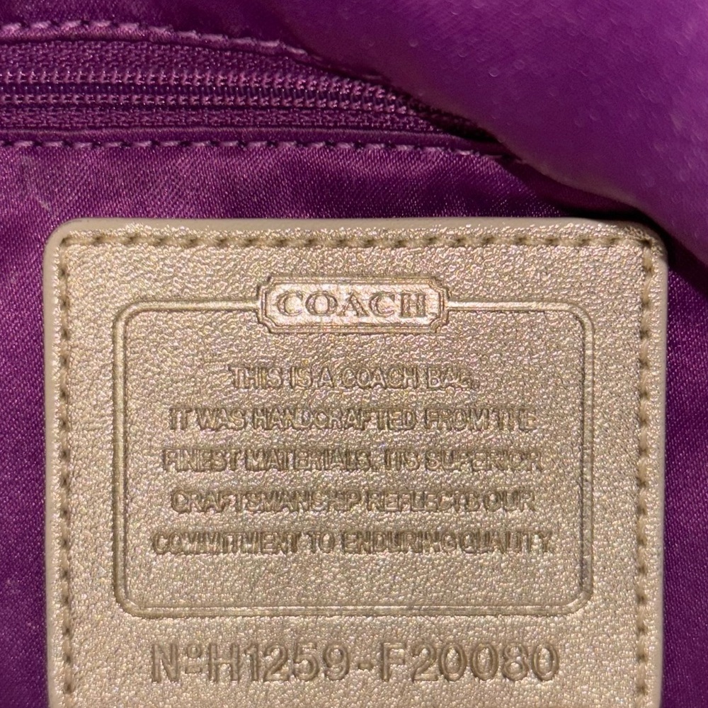 Coach Polly Multicolor Tote Bag - Picture 6 of 6